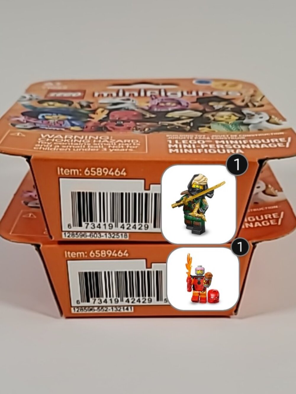 LEGO CMF Series 29 Bionicle Cosplayer Toa Tahu & Mysterious Ronin Lloyd SEALED